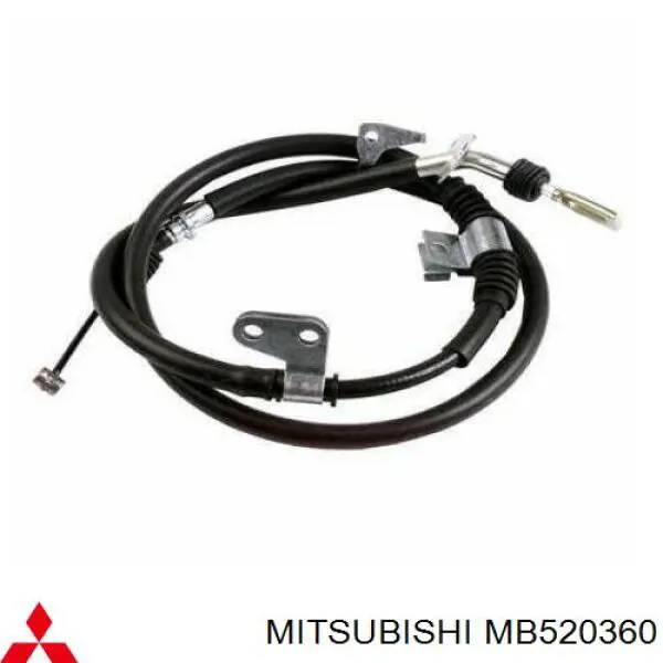 Cable de freno de mano trasero izquierdo para Mitsubishi Galant (E3A)