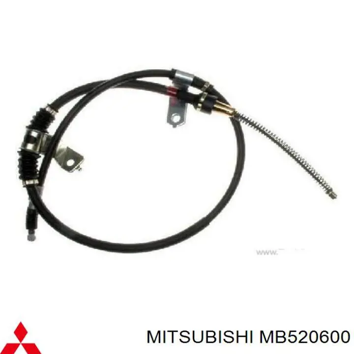 MB520600 Mitsubishi cable de freno de mano trasero izquierdo