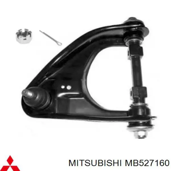 Brazo superior derecho de la suspensión delantera MB527160 Mitsubishi