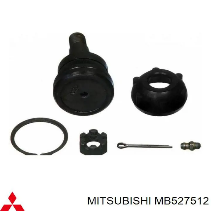 MB527512 Mitsubishi barra oscilante, suspensión de ruedas delantera, superior derecha