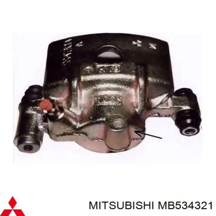 MB534321 Mitsubishi pinza de freno delantera derecha