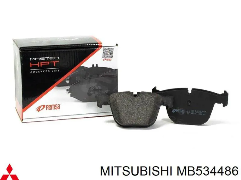 MB534486 Mitsubishi pastillas de freno delanteras