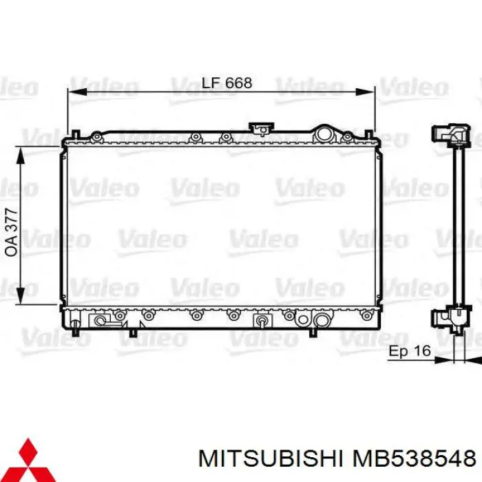 Comprar Radiador Mitsubishi Colt III C5A