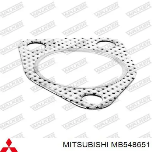 MB548651 Mitsubishi junta, tubo de escape silenciador