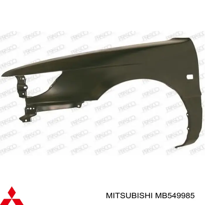 Aleta delantera izquierda Mitsubishi MB549985 precio, desde  
