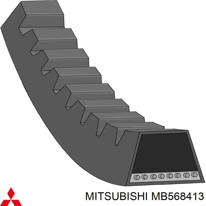 MB568413 Mitsubishi Correa poly v