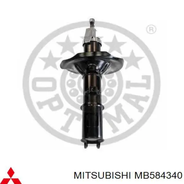 MB584340 Mitsubishi amortiguador trasero