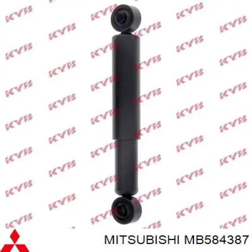 MB584387 Mitsubishi amortiguador trasero