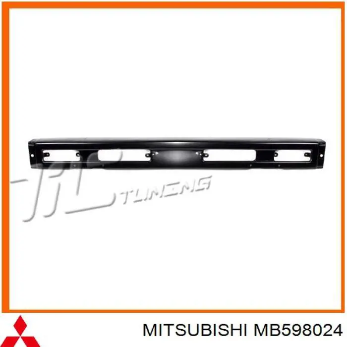 MB598024 Mitsubishi parachoques delantero