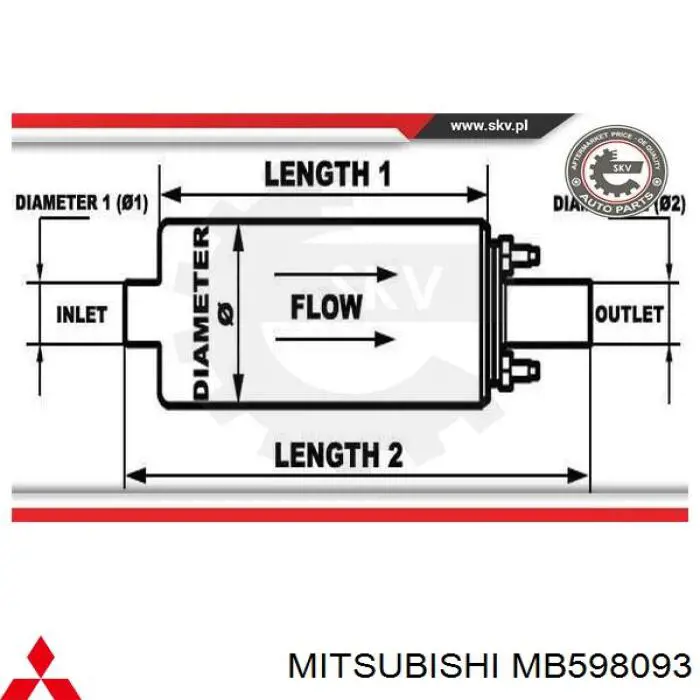 Bomba de gasolina ADC46820 Blue Print