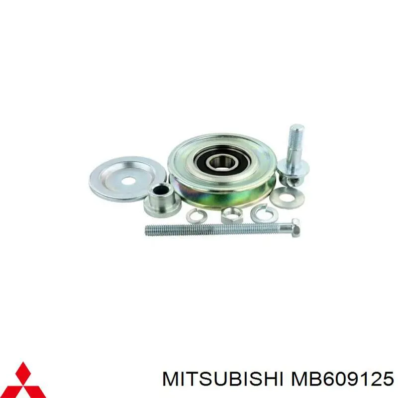 MB609125 Mitsubishi rodillo, correa trapecial poli v