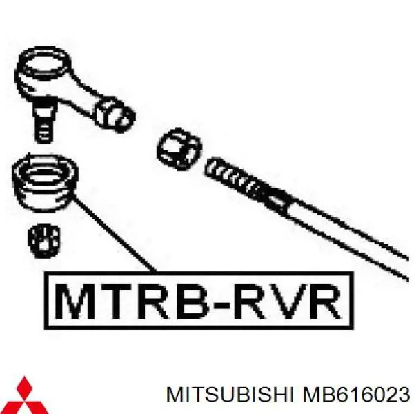 Comprar MB616023 Mitsubishi Guardapolvo de rótula de dirección