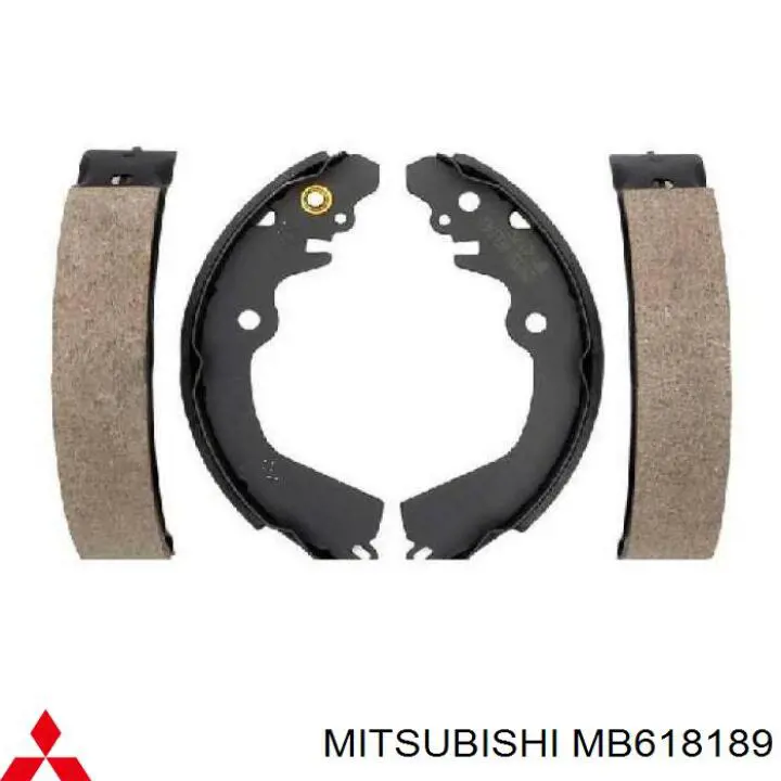 MB618189 Mitsubishi zapatas de frenos de tambor traseras