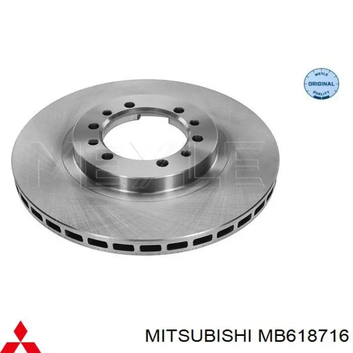 Comprar MB618716 Mitsubishi Freno de disco delantero