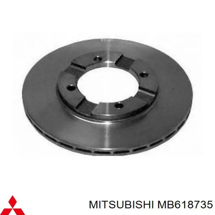 MB618735 Mitsubishi freno de disco delantero