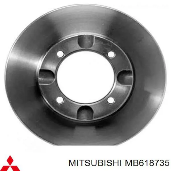 Comprar MB618735 Mitsubishi Freno de disco delantero