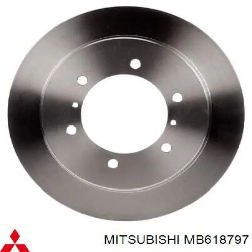 Comprar MB618797 Mitsubishi Disco de freno trasero