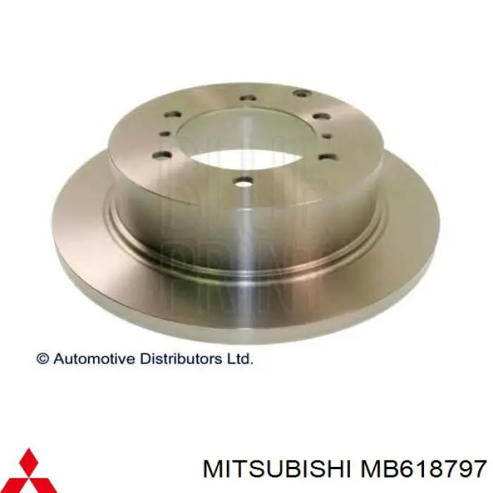 MB618797 Mitsubishi disco de freno trasero