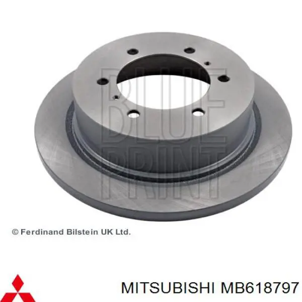Disco de freno trasero Mitsubishi MB618797 precio, desde 47,38 EUR