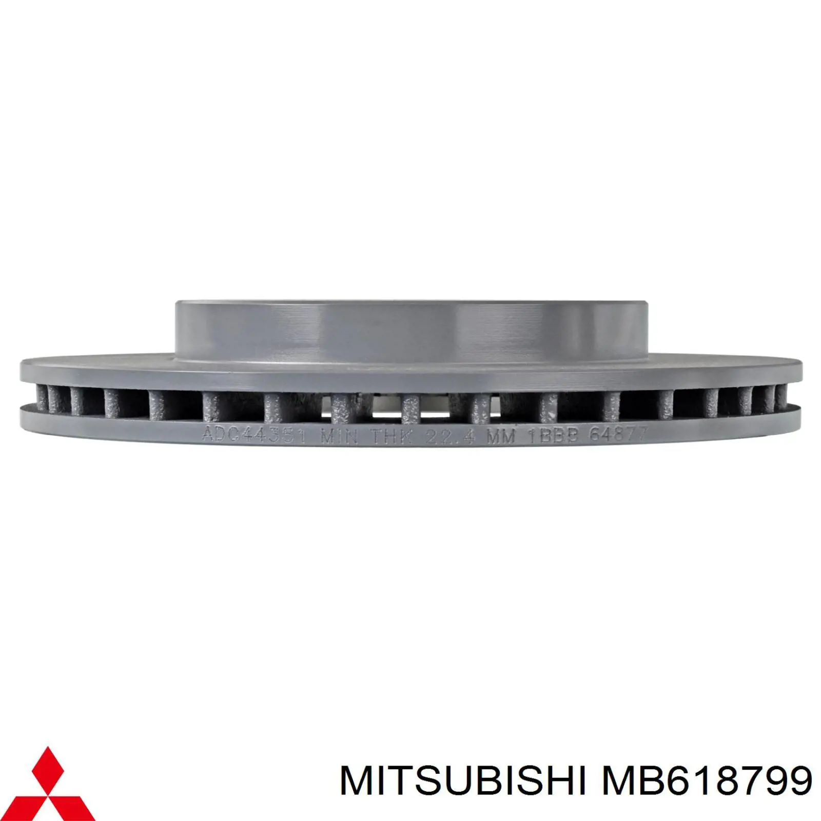 Frenos delanteros Mitsubishi MB618799 precio, desde 44,15 EUR