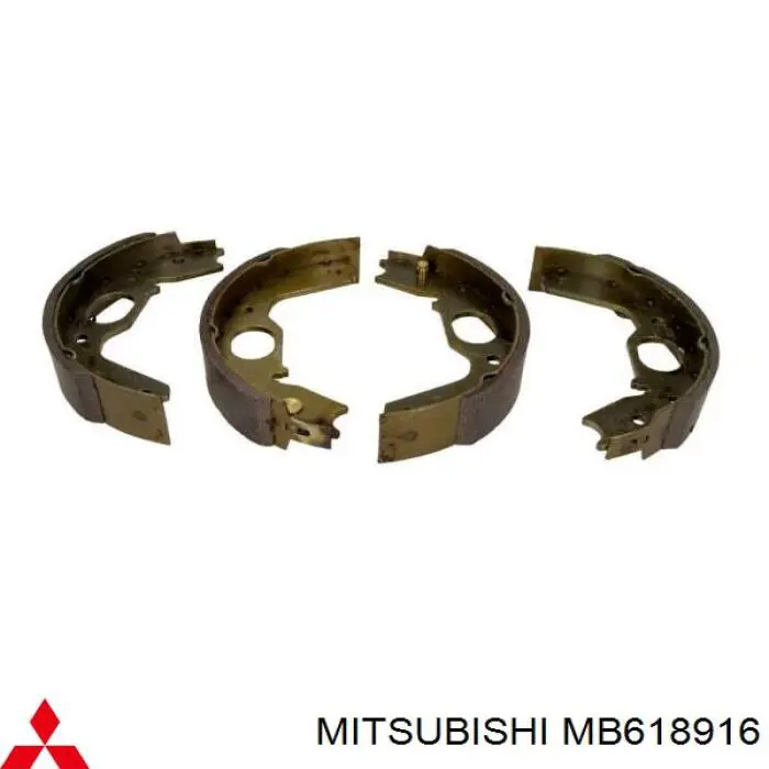 Comprar MN102640 Mitsubishi Juego de zapatas de frenos, freno de estacionamiento