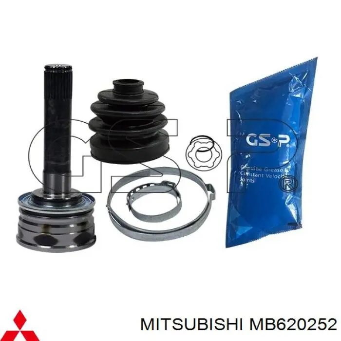 Semieje delantero derecho Mitsubishi MB620252 precio, desde 96,38 EUR