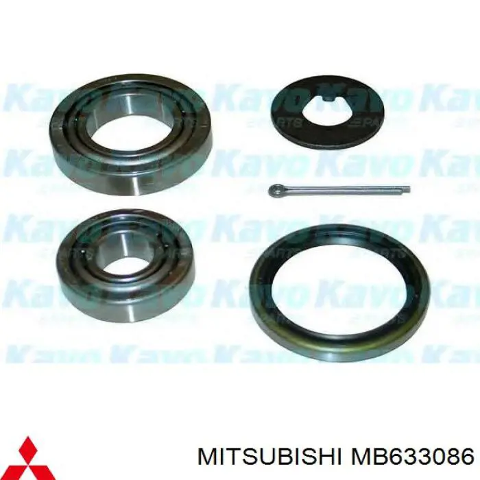 MB633086 Mitsubishi cojinete interno del cubo de la rueda delantera