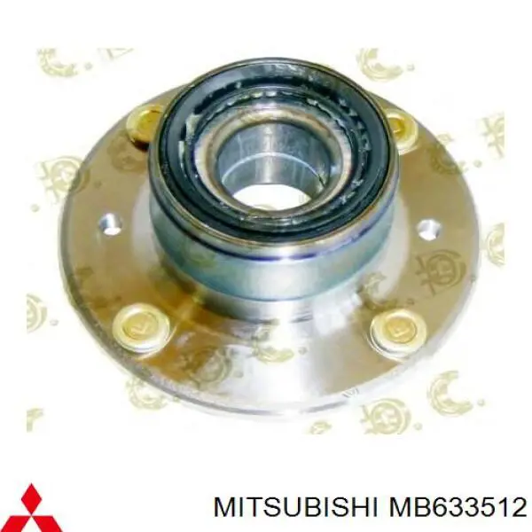 MMB633512 Mitsubishi cubo de rueda trasero