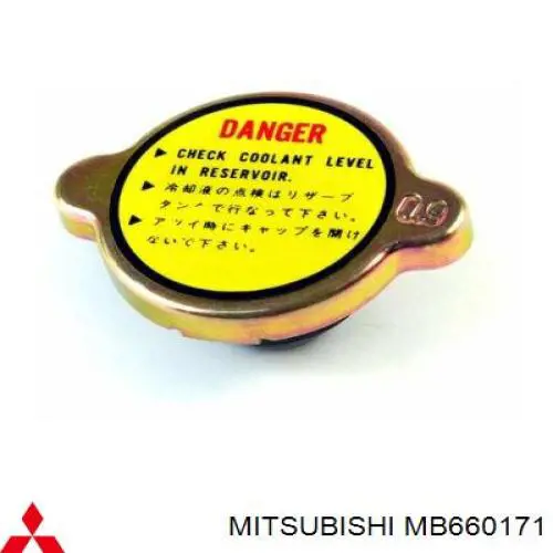 MB660171 Mitsubishi tapa radiador