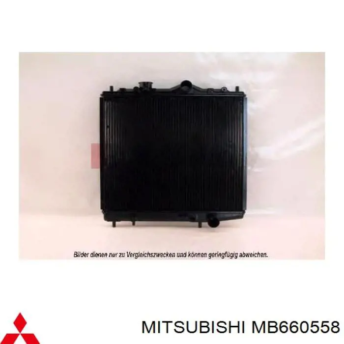 MB660558 Mitsubishi radiador