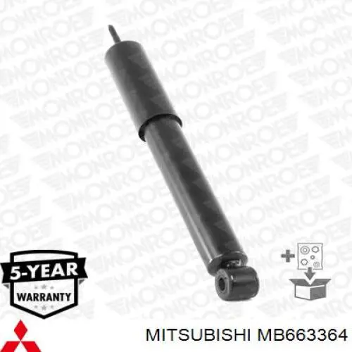 MB663364 Mitsubishi amortiguador trasero