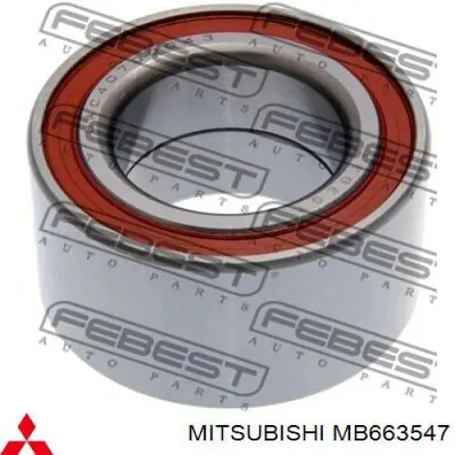 MB663547 Mitsubishi cojinete de rueda trasero