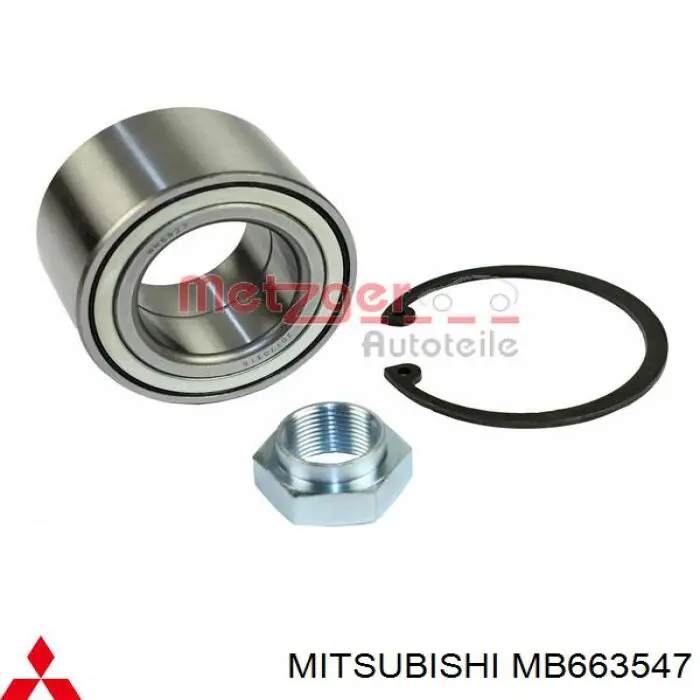 Comprar MB663547 Mitsubishi Cojinete de rueda trasero