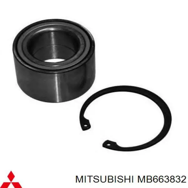 MB663832 Mitsubishi anillo de retención de cojinete de rueda trasera