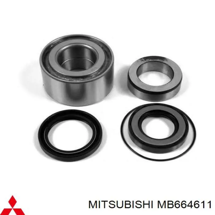 Comprar MB664611 Mitsubishi Cojinete de rueda trasero