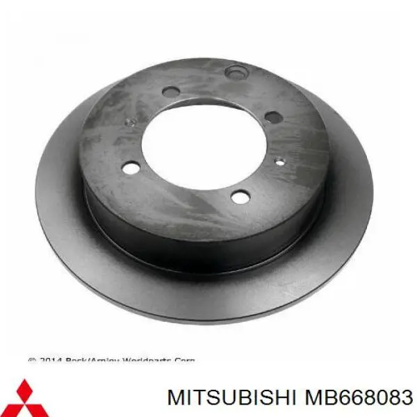 Disco de freno trasero Mitsubishi Galant 8 EA