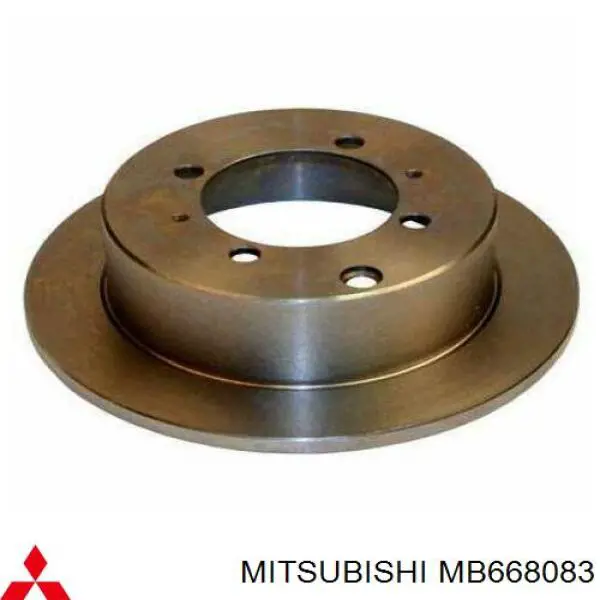 Disco de freno trasero Mitsubishi Galant 8 EA