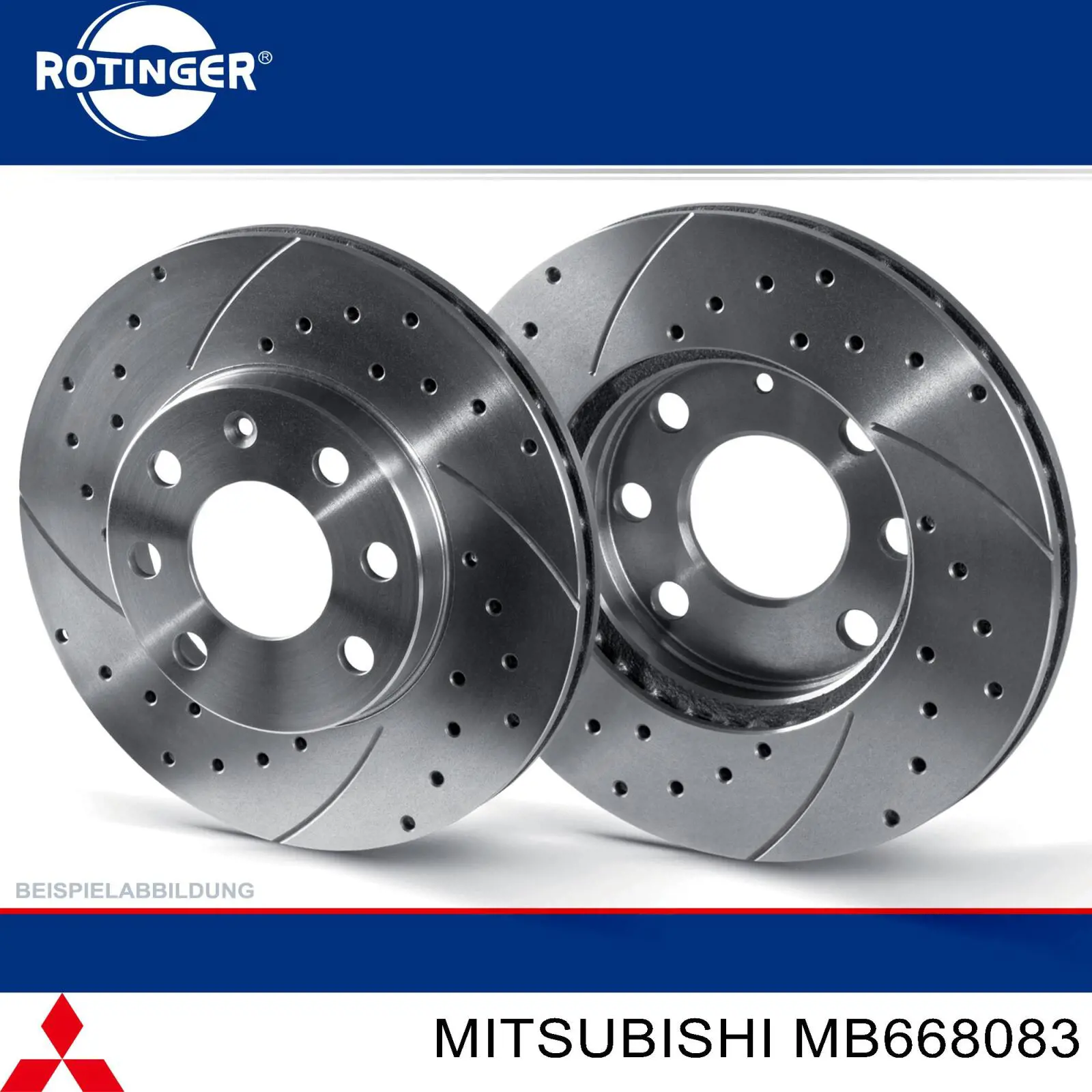 Disco de freno trasero Mitsubishi Galant 8 EA