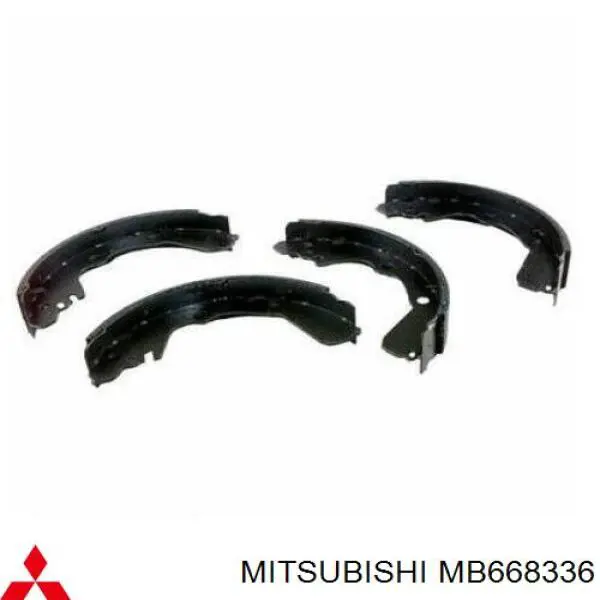 Zapatas de freno de tambor traseras Mitsubishi MB668336 precio, desde 33,64 EUR