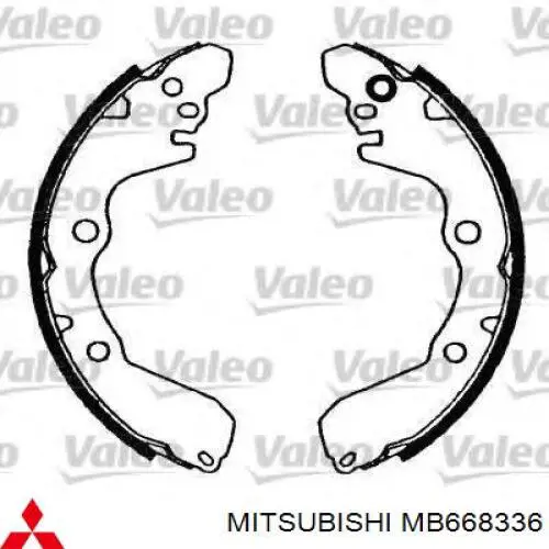 Comprar MB668336 Mitsubishi Zapatas de freno