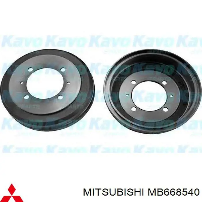 Tambor de freno trasero Mitsubishi MB668540 precio, desde 47,94 EUR