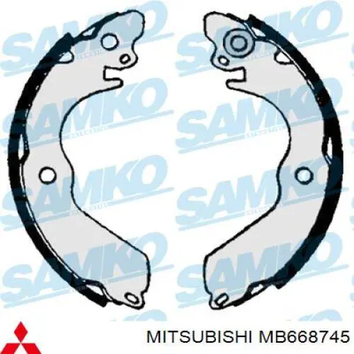 Comprar MB668745 Mitsubishi Zapatas de freno
