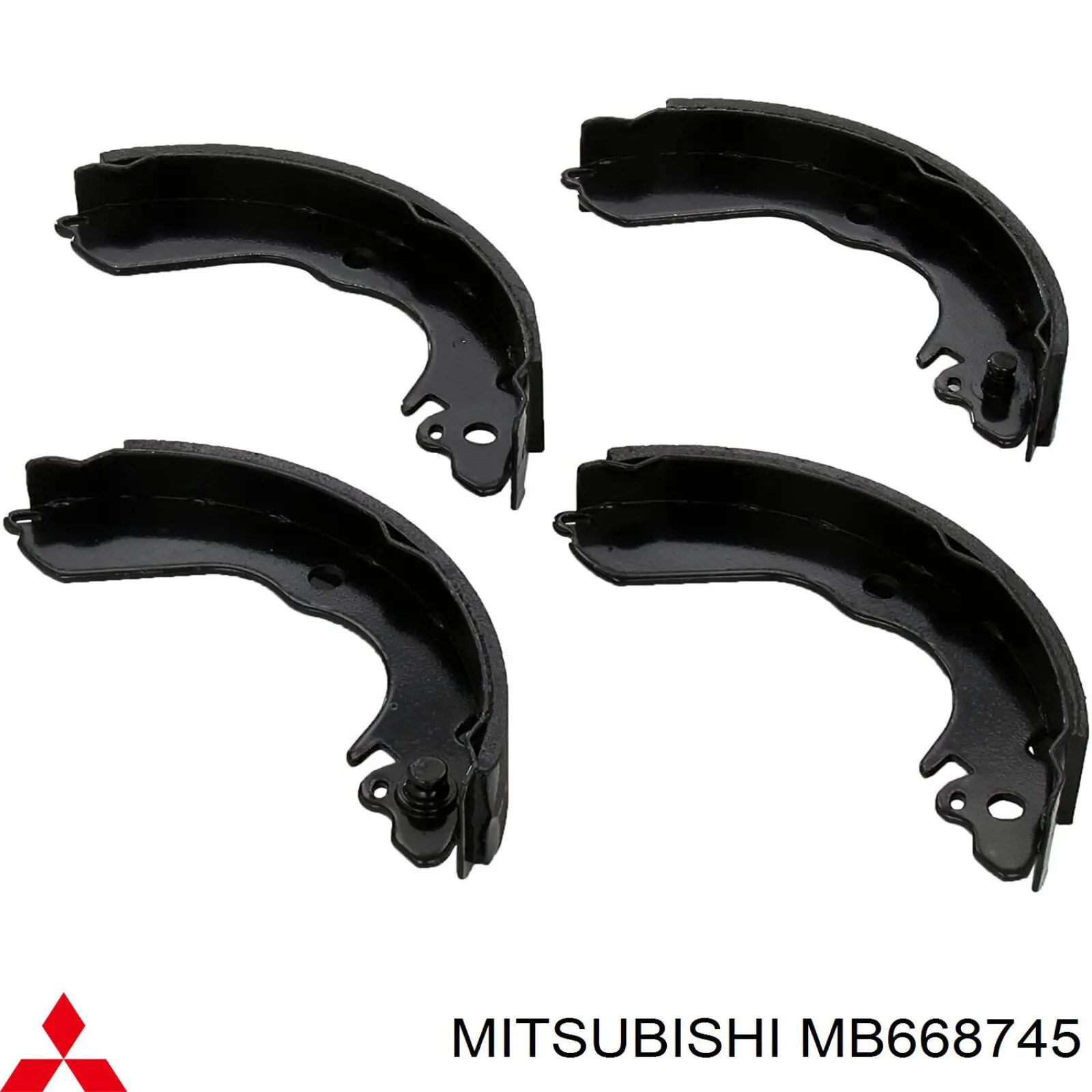 Zapatas de freno MB668745 Mitsubishi