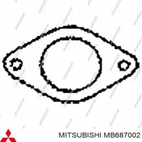 Junta De Tubo De Escape Silenciador Mitsubishi Galant 8 EA