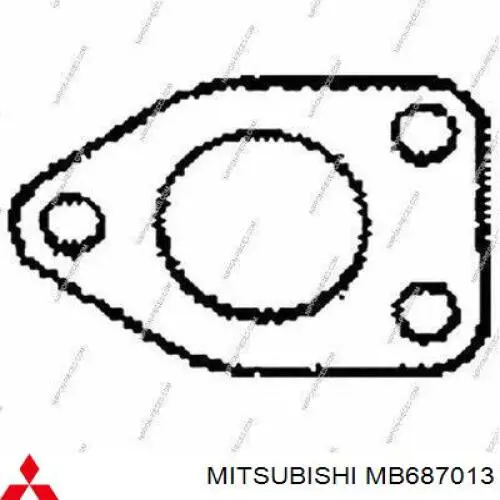 Junta de montaje del silenciador Mitsubishi MB687013 precio, desde 3,14 EUR