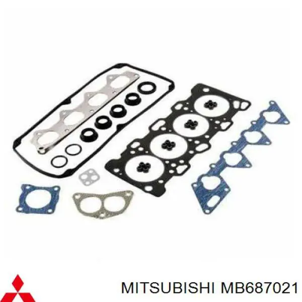 MB687021 Mitsubishi junta, tubo de escape silenciador