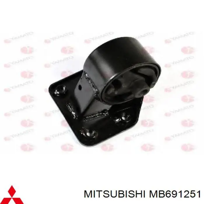 MB691251 Mitsubishi soporte de motor derecho