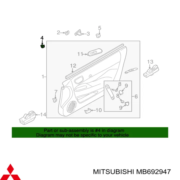 MB692947 Mitsubishi