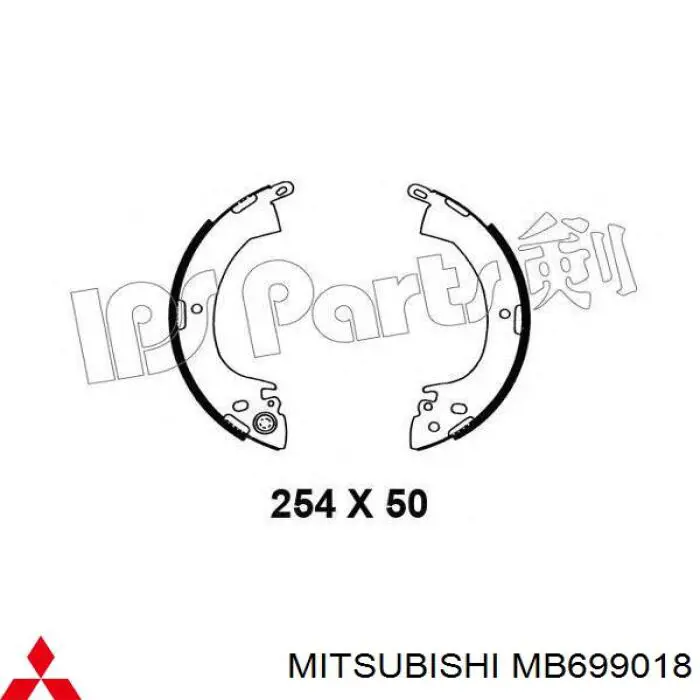 Comprar MB699018 Mitsubishi Zapatas de freno