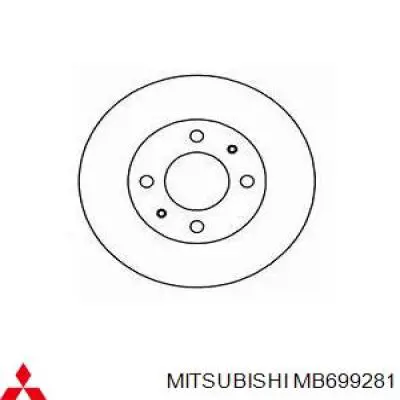 Frenos delanteros Mitsubishi MB699281 precio, desde 33,79 EUR